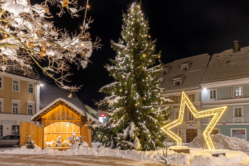 Weihnachtsbeleuchtung in Feldkirchen